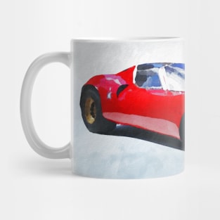 Vintage Alfa Romeo in watercolor Mug